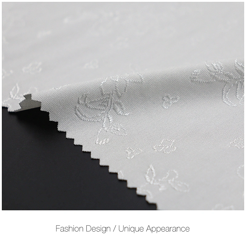 High stretch nylon spandex 3D flower jacquard knit fabric